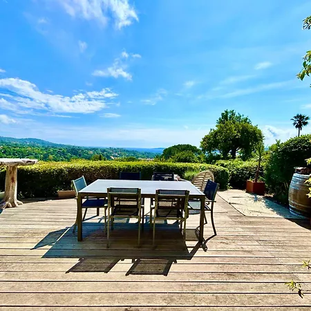 Les Restanques 3019 Grande Terrasse Vue 公寓 格里莫